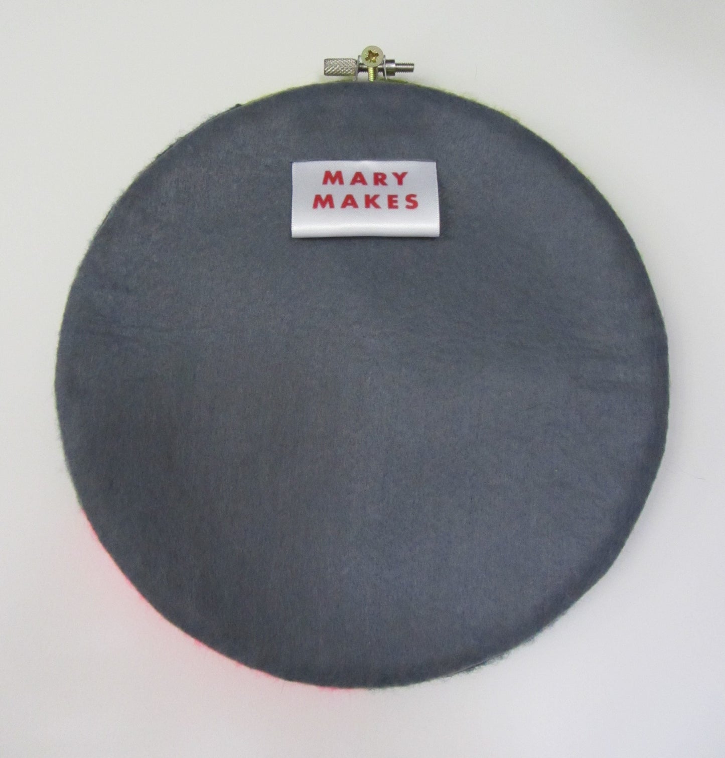 Small Circle Abstract Punch Needle