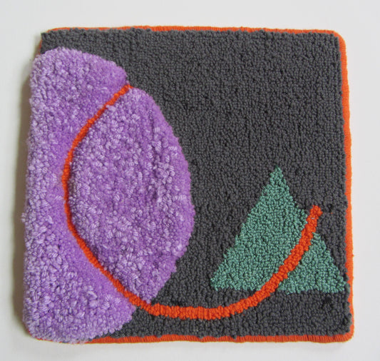 Medium Square Abstract Punch Needle