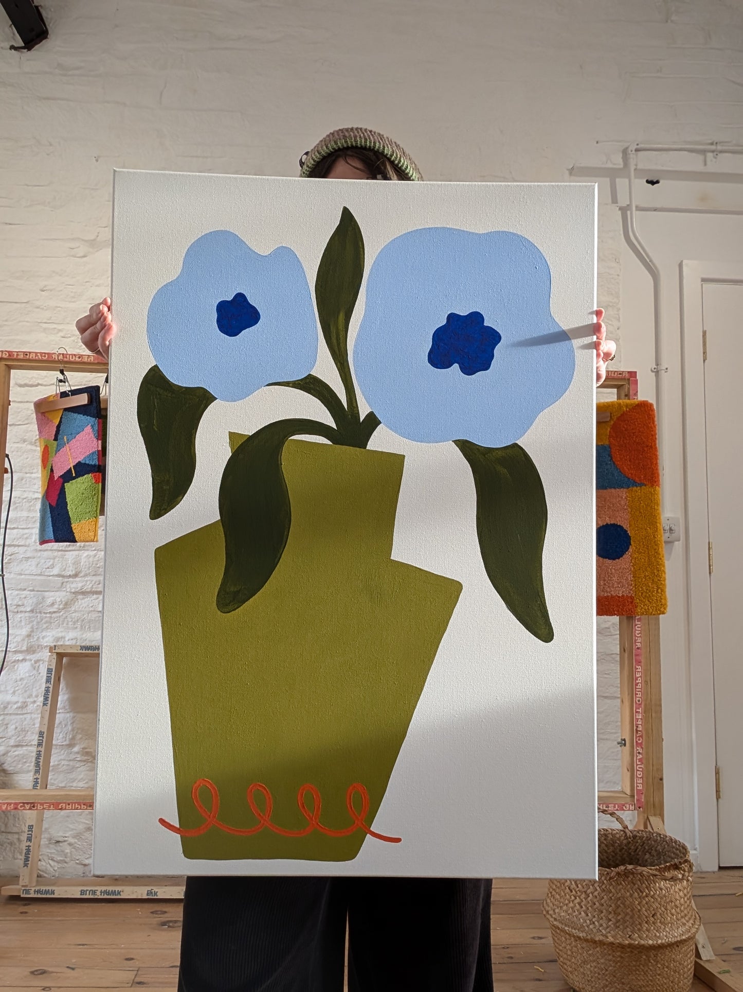 Large Floral Painting