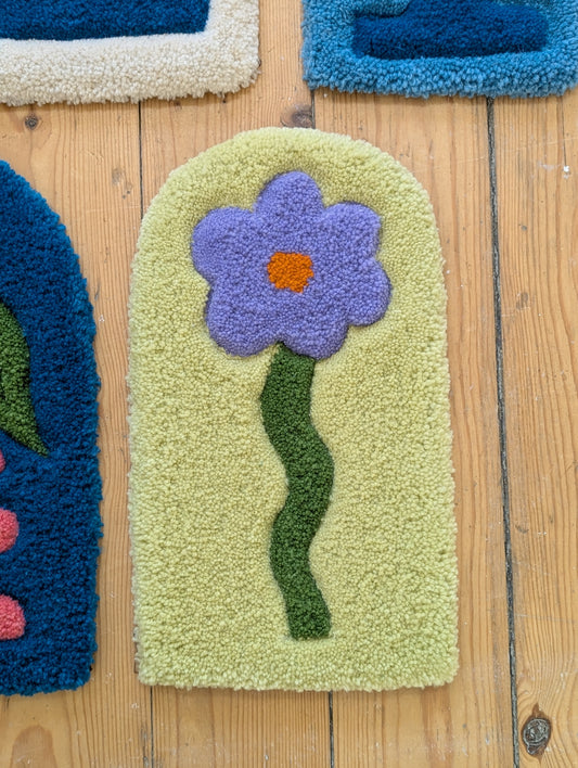 Lilac Floral Wall Hanging